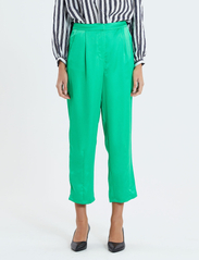 Lollys Laundry - Maisie Pants - tiesaus kirpimo kelnės - green - 3