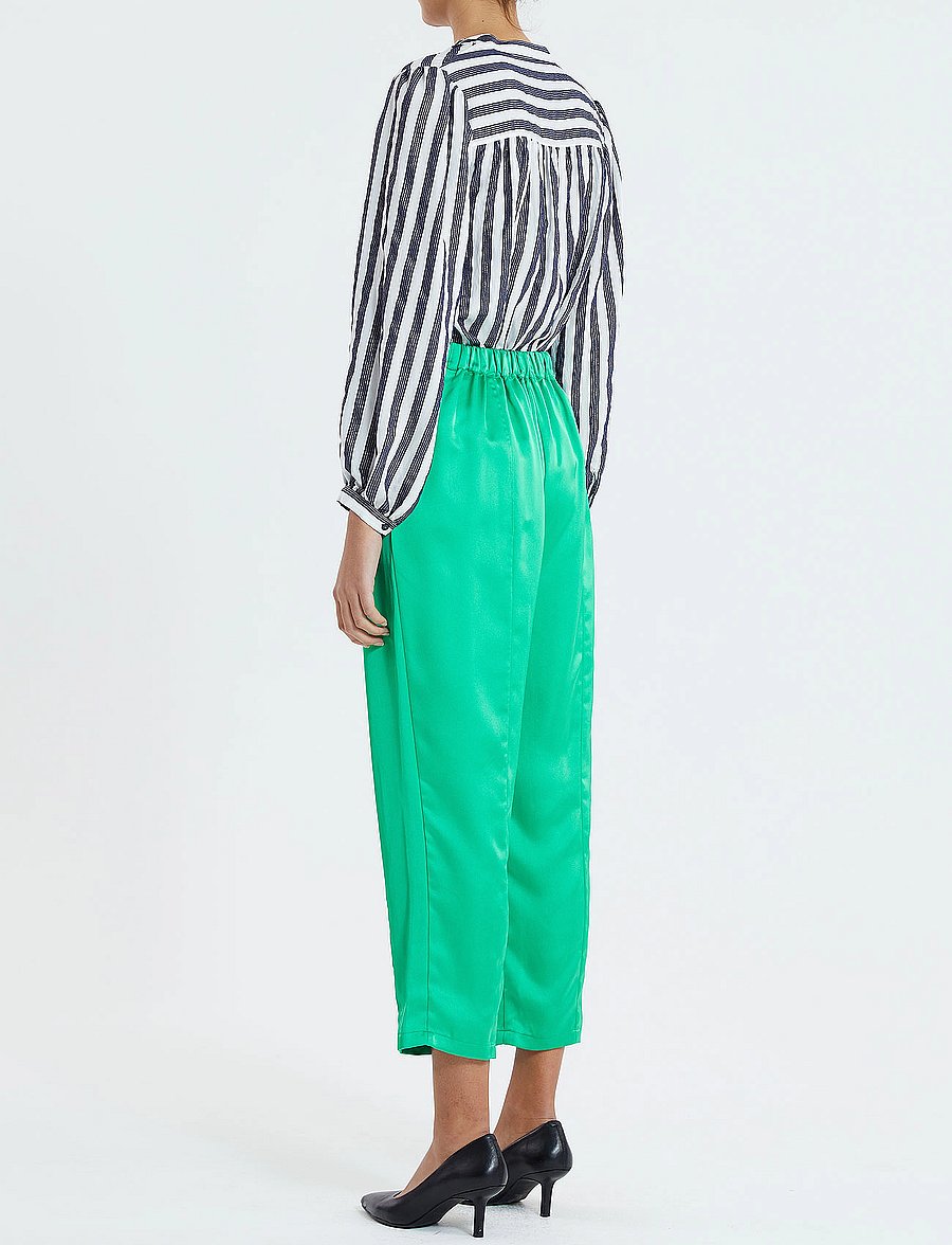 Lollys Laundry - Maisie Pants - hose mit geradem bein - green - 4