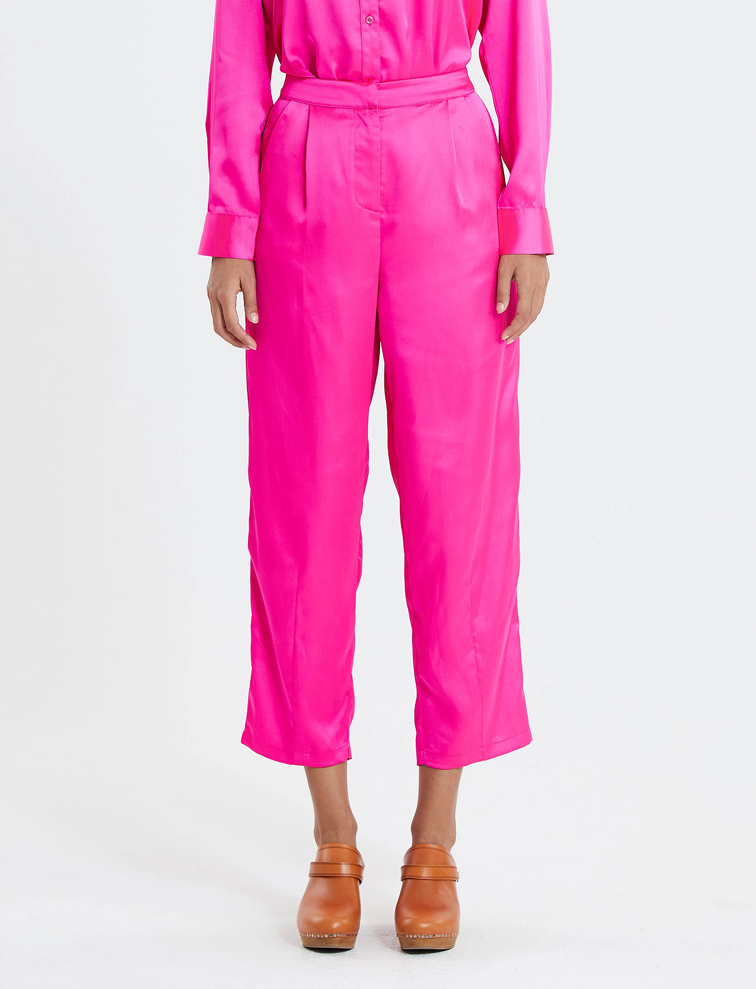 Lollys Laundry - Maisie Pants - sirge säärega püksid - pink - 3