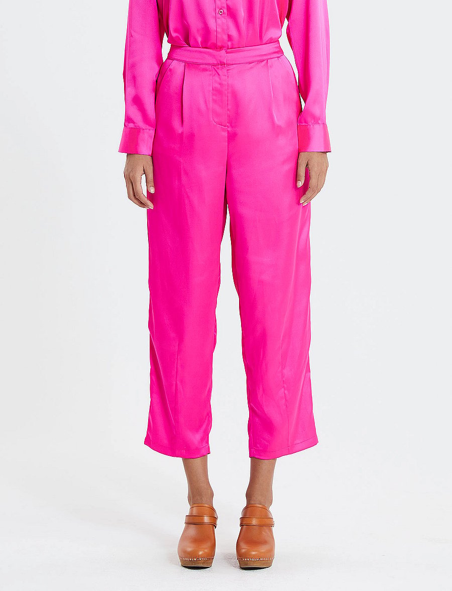 Lollys Laundry - Maisie Pants - hose mit geradem bein - pink - 3