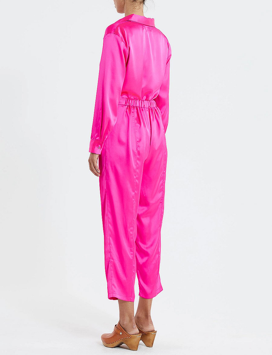 Lollys Laundry - Maisie Pants - hose mit geradem bein - pink - 5