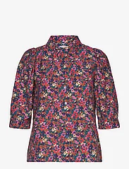 Lollys Laundry - Bono Shirt - kortermede skjorter - 74 flower print - 0