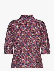 Lollys Laundry - Bono Shirt - kortermede skjorter - 74 flower print - 1