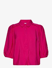 Lollys Laundry - Tunis Shirt - kortærmede bluser - 51 pink - 0