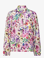 Lollys Laundry - Ellie Shirt - langermede skjorter - 74 flower print - 0