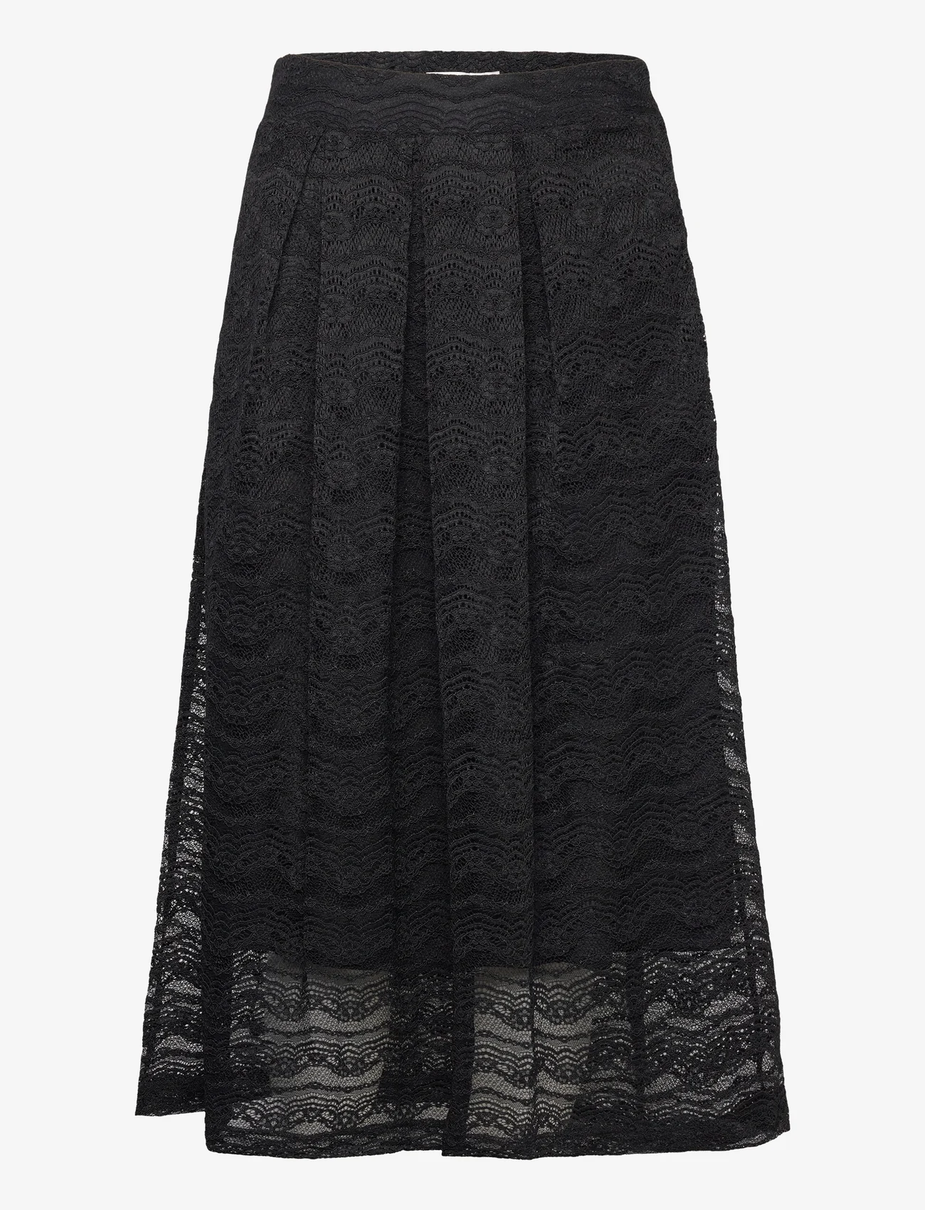 Lollys Laundry - Sinaloa Skirt - midi nederdele - black - 0