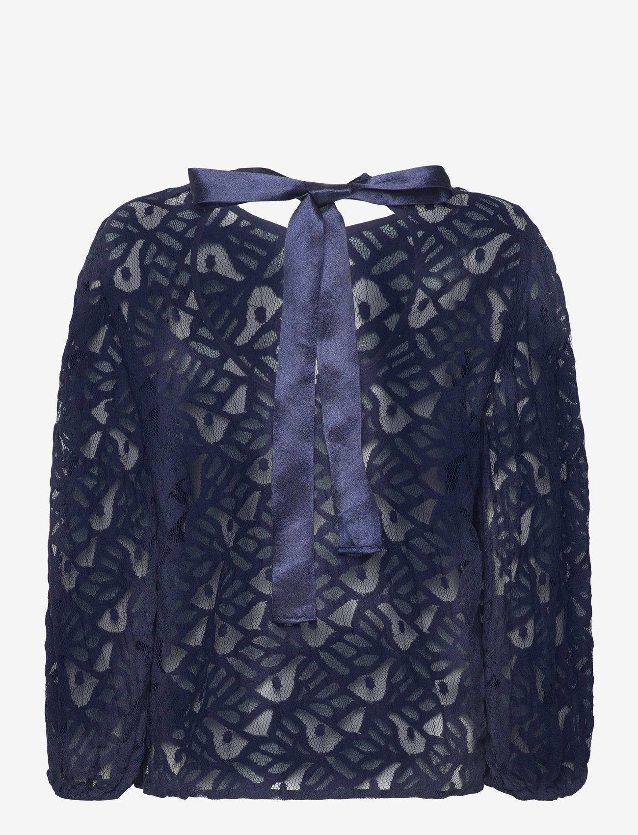 Lollys Laundry - Bergen Blouse - langærmede bluser - dark navy - 3