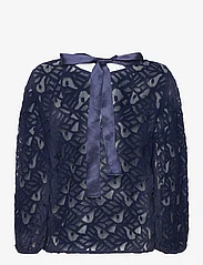 Lollys Laundry - Bergen Blouse - blouses met lange mouwen - dark navy - 1