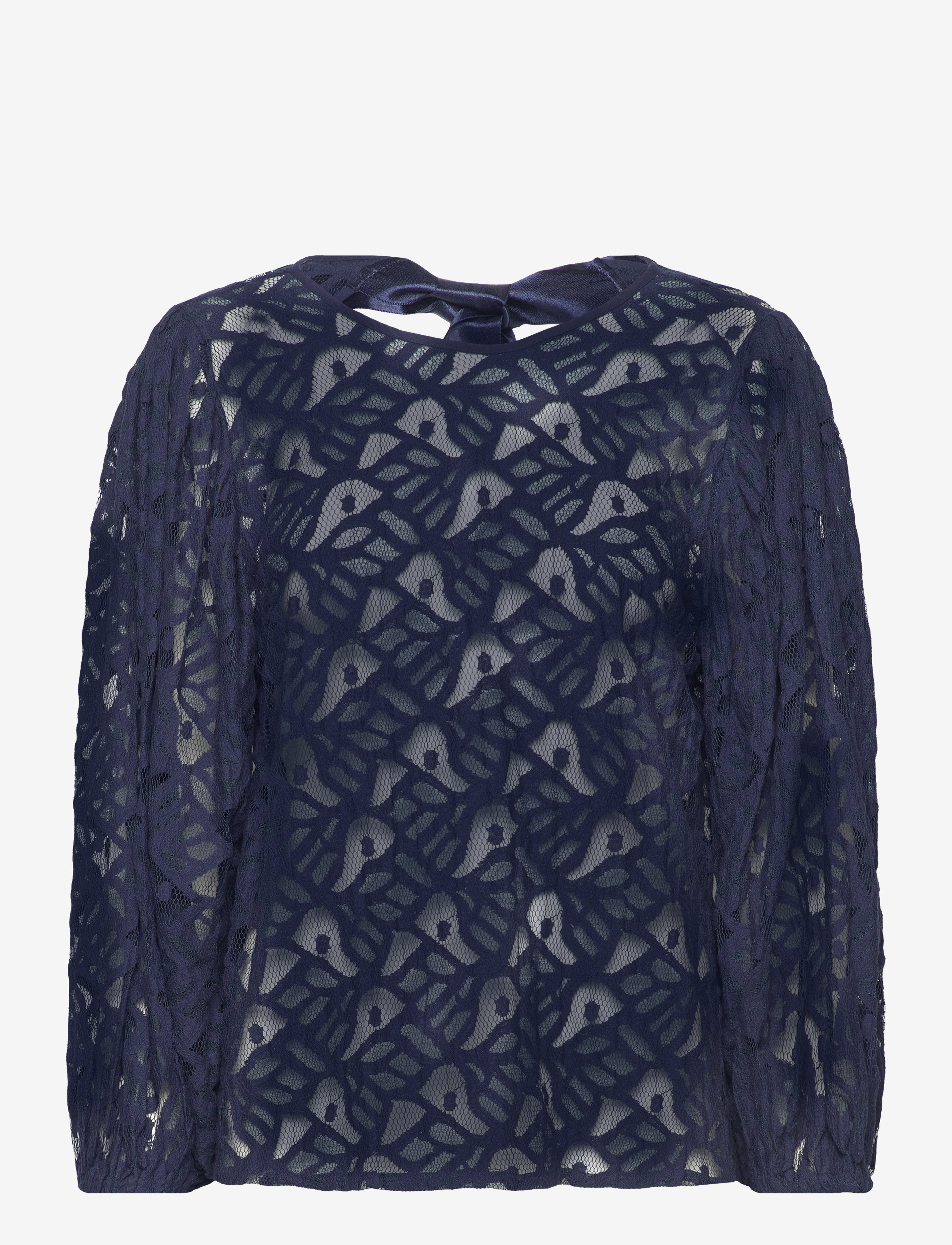Lollys Laundry - Bergen Blouse - palaidinės ilgomis rankovėmis - dark navy - 2