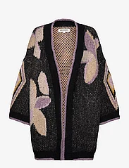 Lollys Laundry - Meadow Knit Jacket - susegamieji megztiniai - black - 0