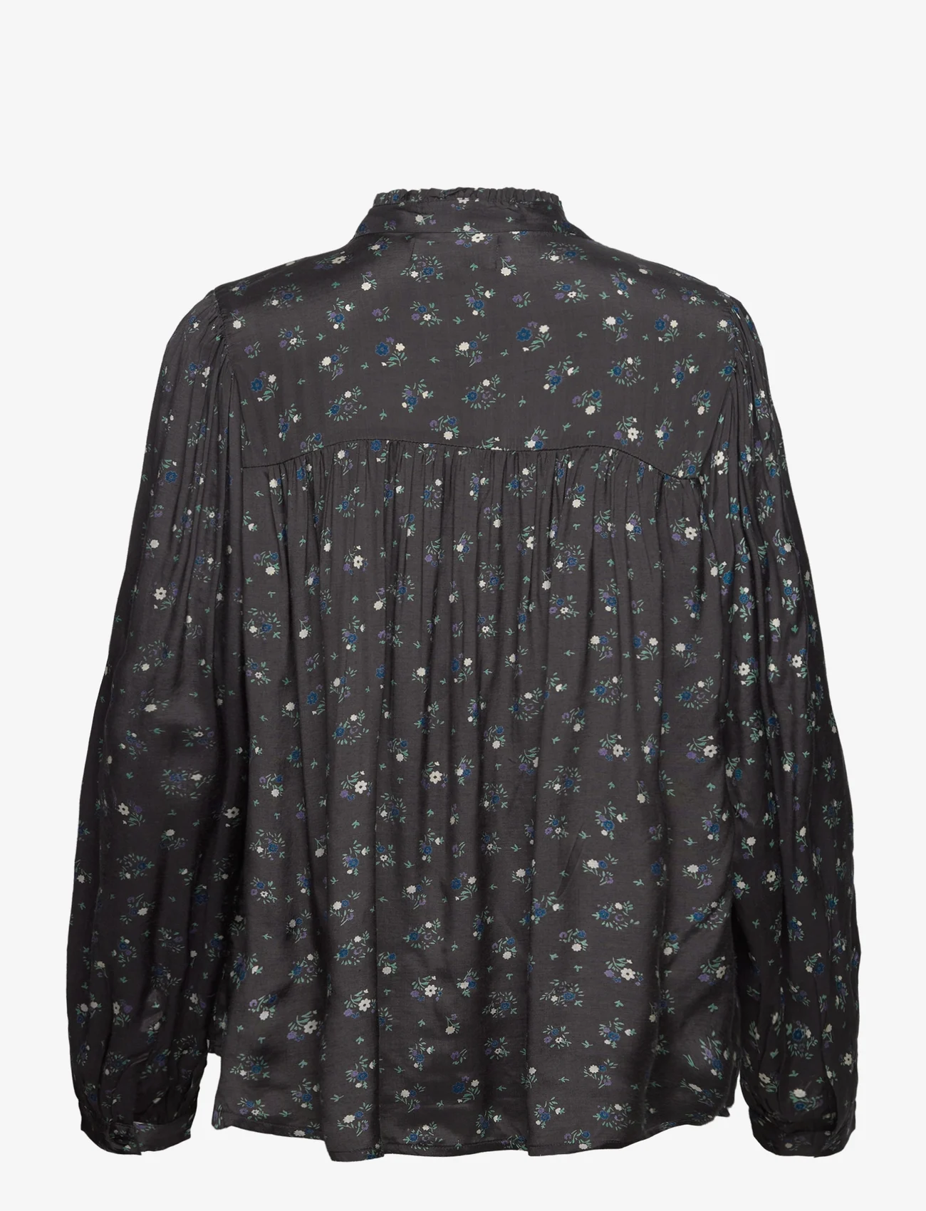 Lollys Laundry - Cara Shirt - bluzki z długimi rękawami - washed black - 1