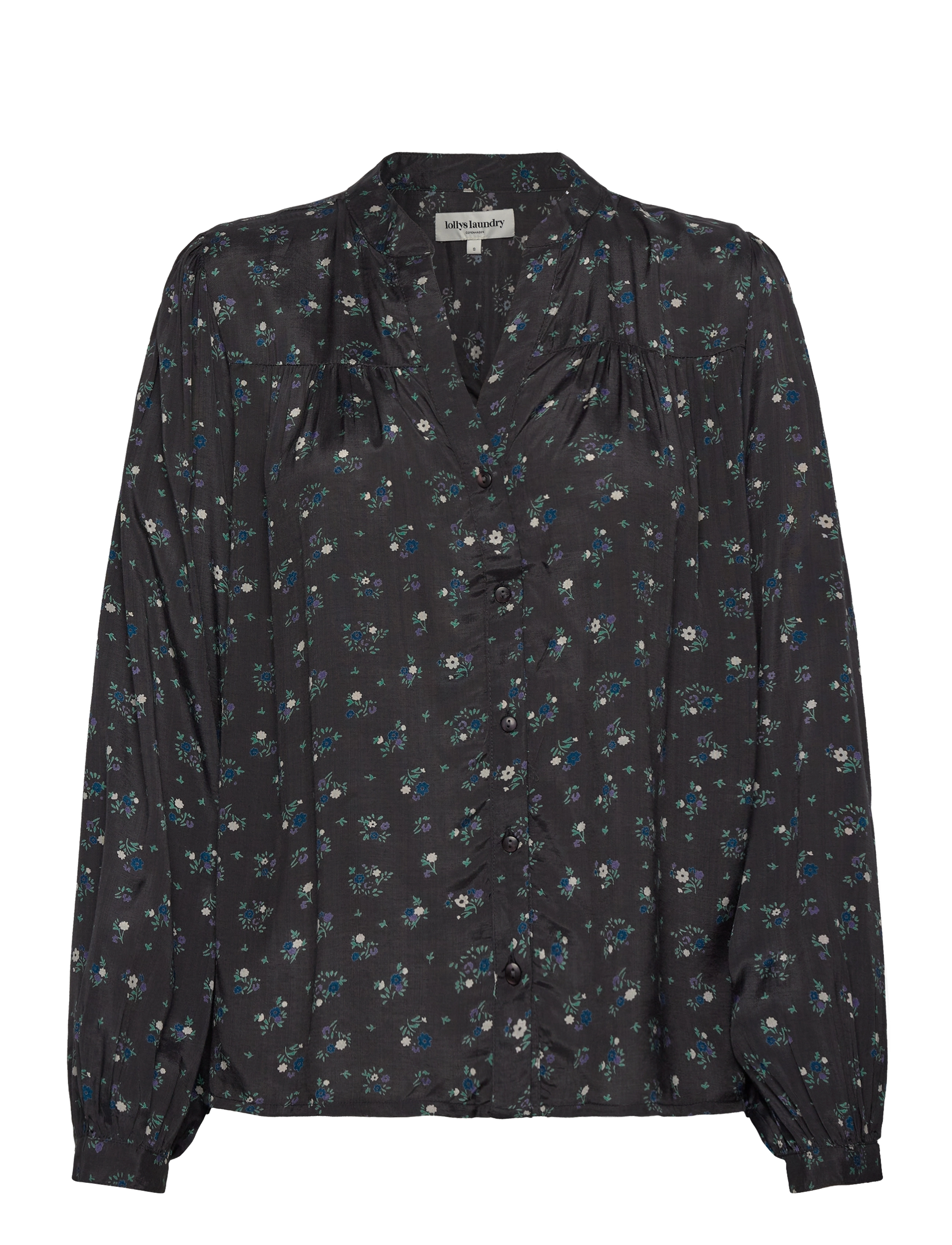 Lollys Laundry Elif Shirt - Bluser - 18 WASHED BLACK / black