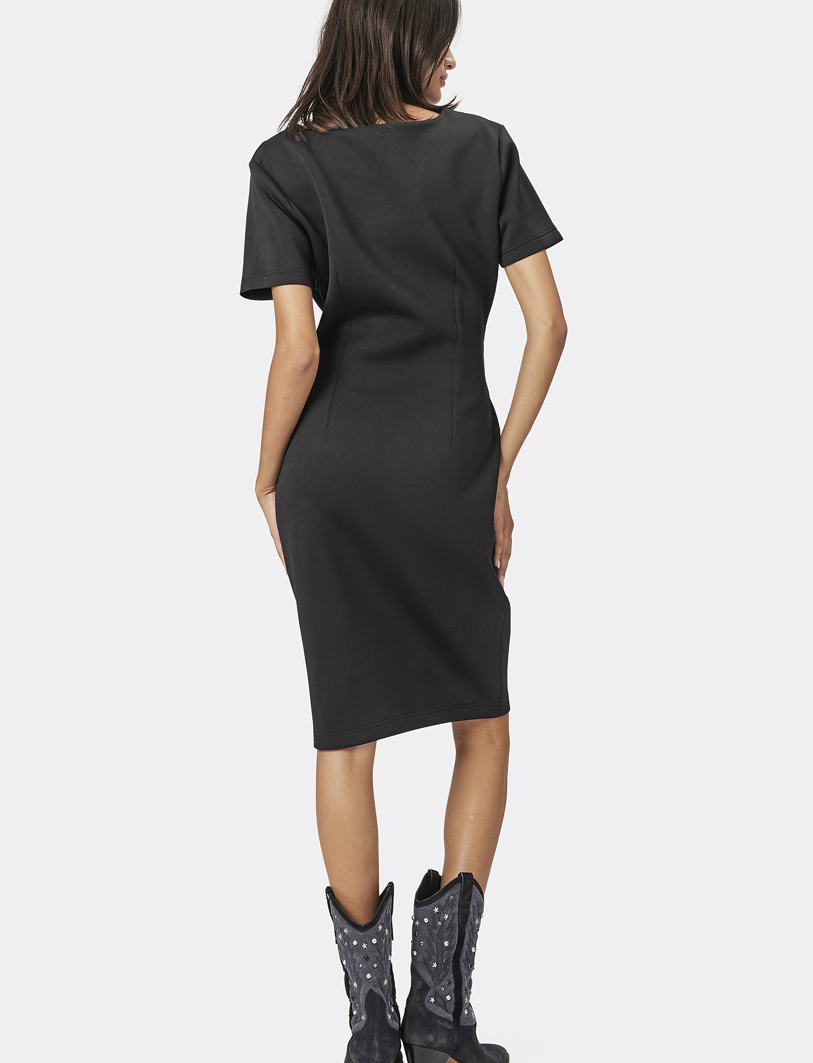 Lollys Laundry - Panter Dress - stramme kjoler - black - 3