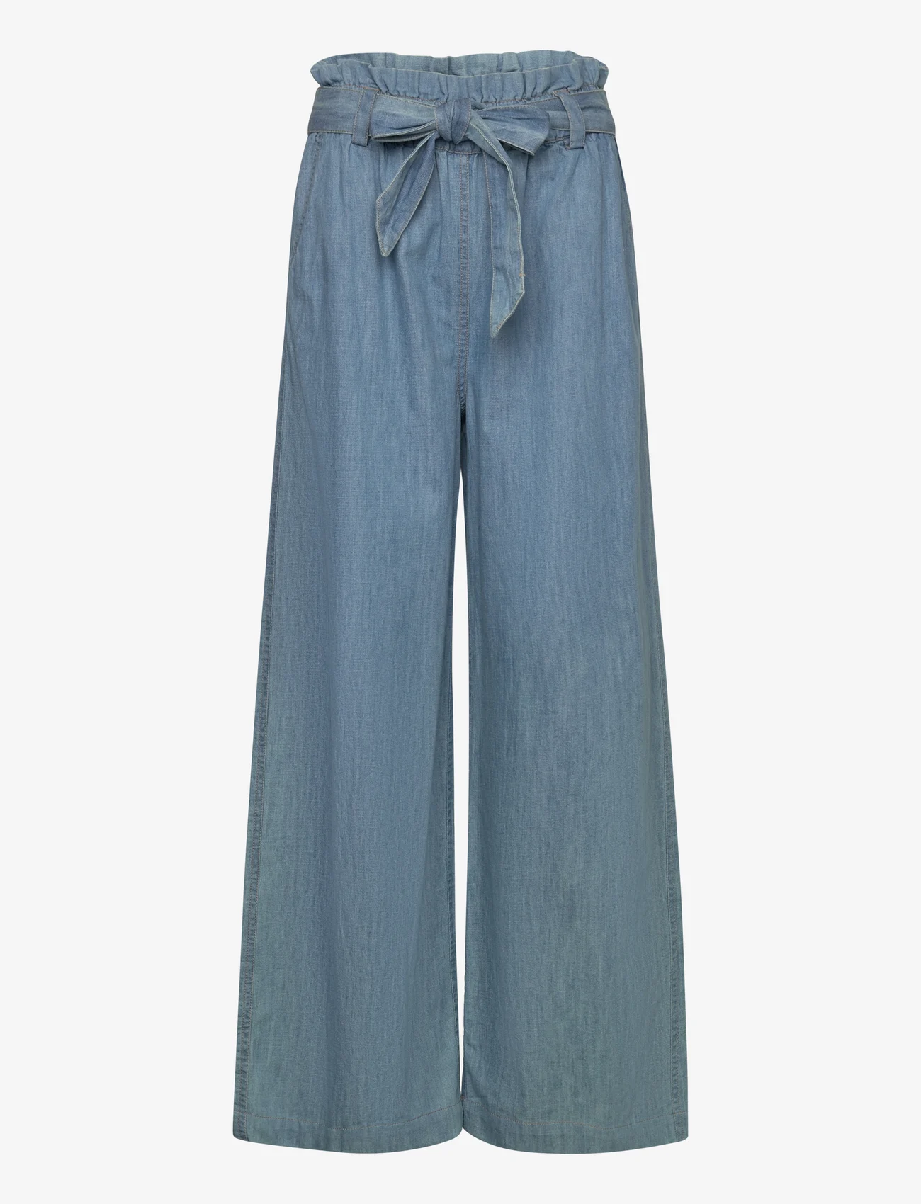 Lollys Laundry - Vicky Pants - bukser med brede ben - light blue - 0