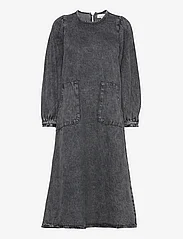 Lollys Laundry - Lucas Dress - marškinių tipo suknelės - dark grey melange - 0