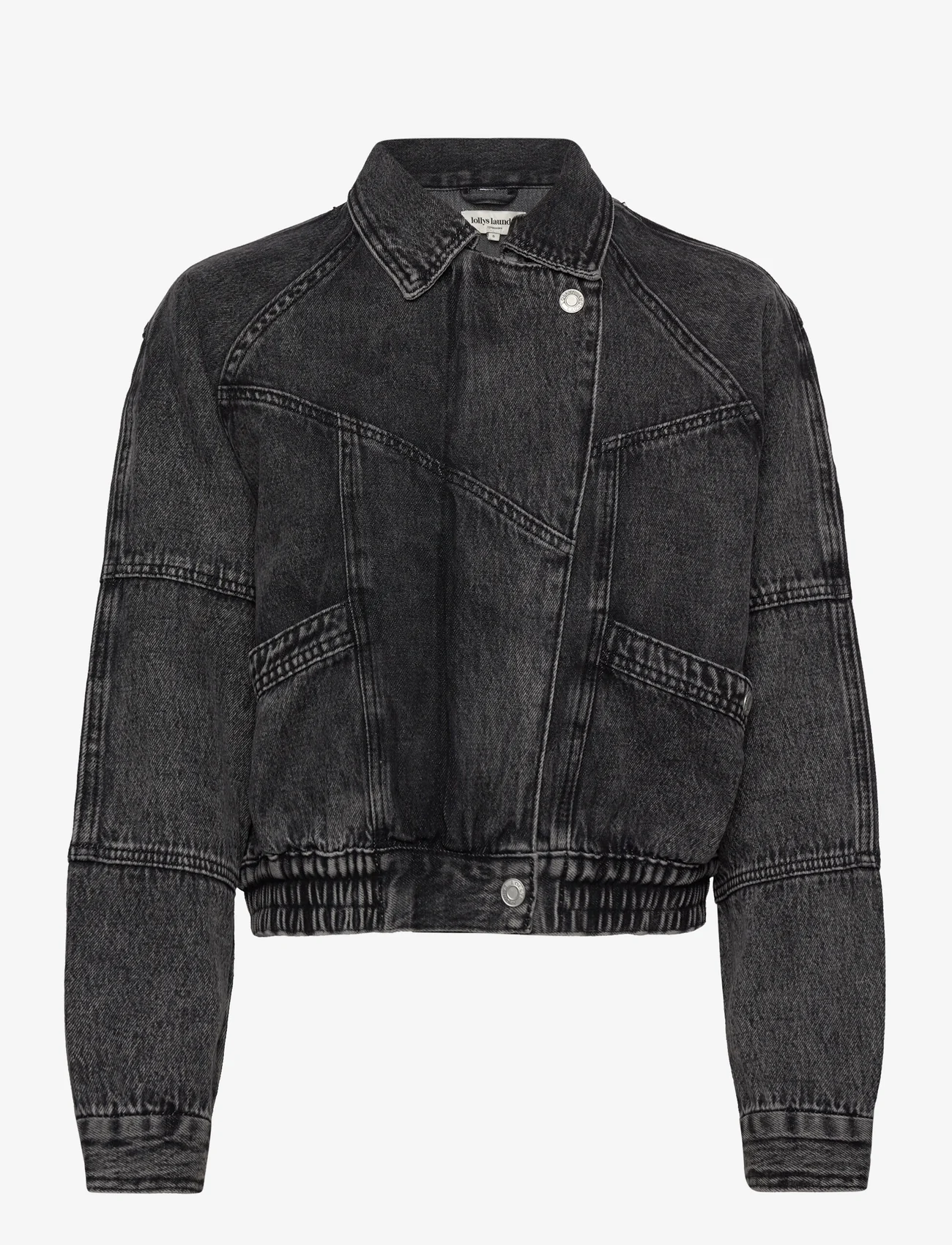 Lollys Laundry - Kingston Jacket - spring jackets - 15 dark grey melange - 0
