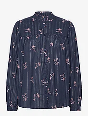 Lollys Laundry - Cara Shirt - long-sleeved blouses - 26 navy - 0