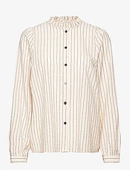 Lollys Laundry - River Shirt - long-sleeved shirts - creme - 0