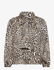 Lollys Laundry - Ellie Shirt - long-sleeved blouses - leopard print - 0