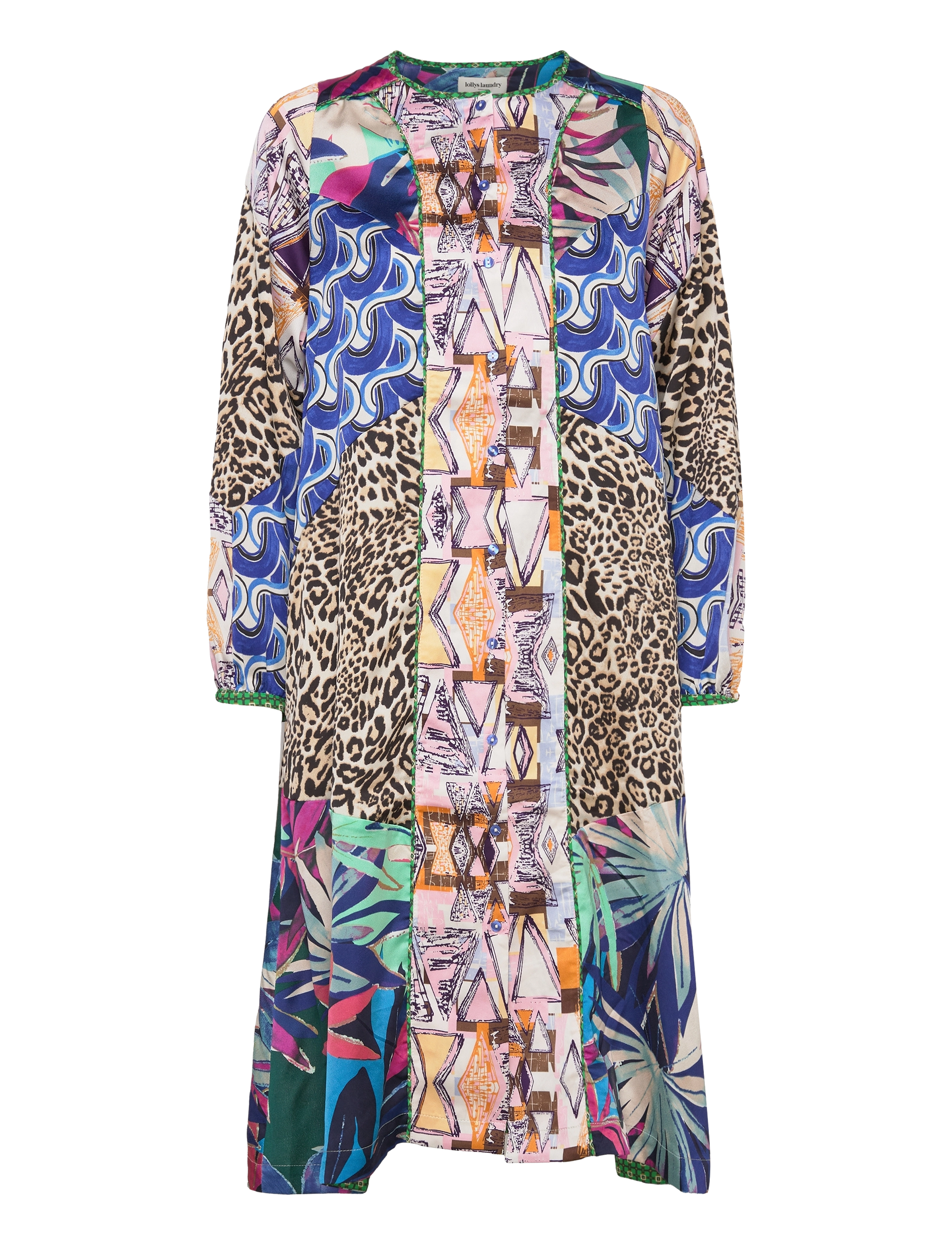 LOLLYS LAUNDRY Bondi Kleid Blau - XS - Damen