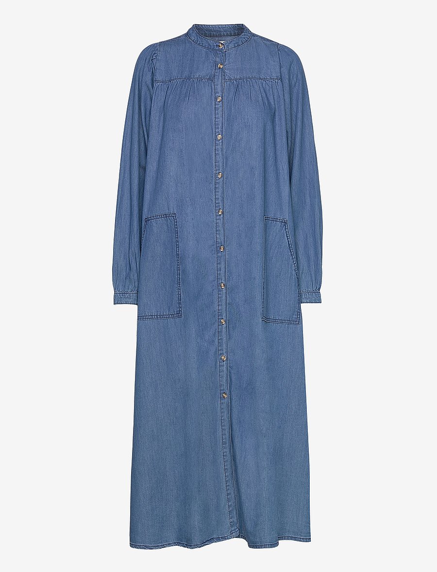 Lollys Laundry - Jess Dress - džinsa kleitas - blue - 0