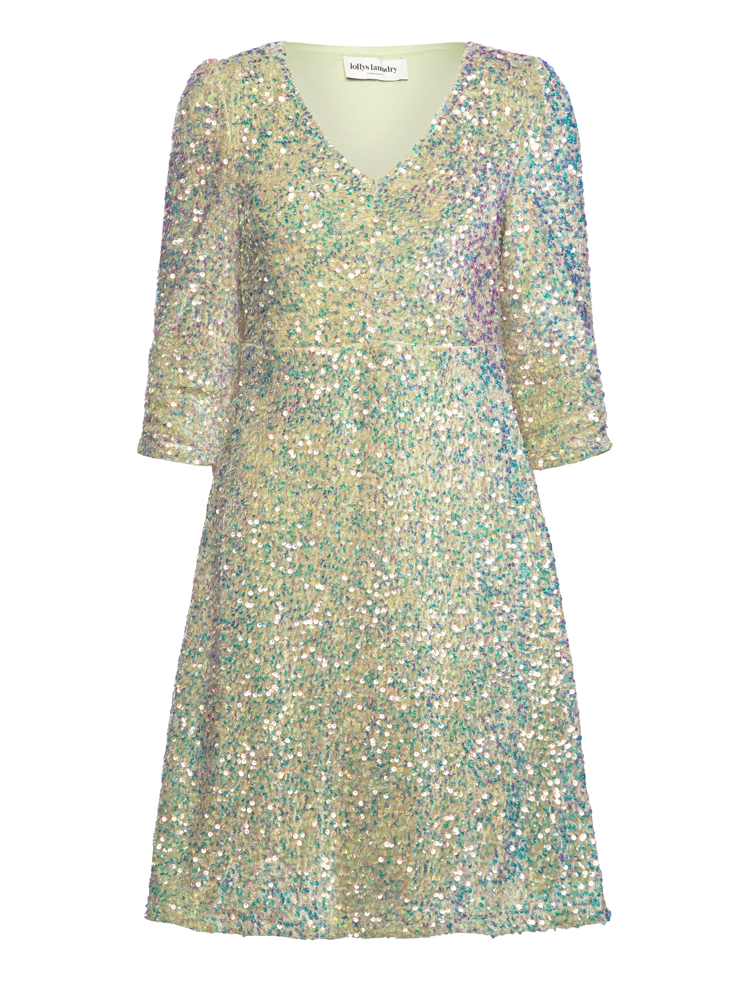 Lollys Laundry - HavanaLL Midi Dress SS - 41 light green - 1