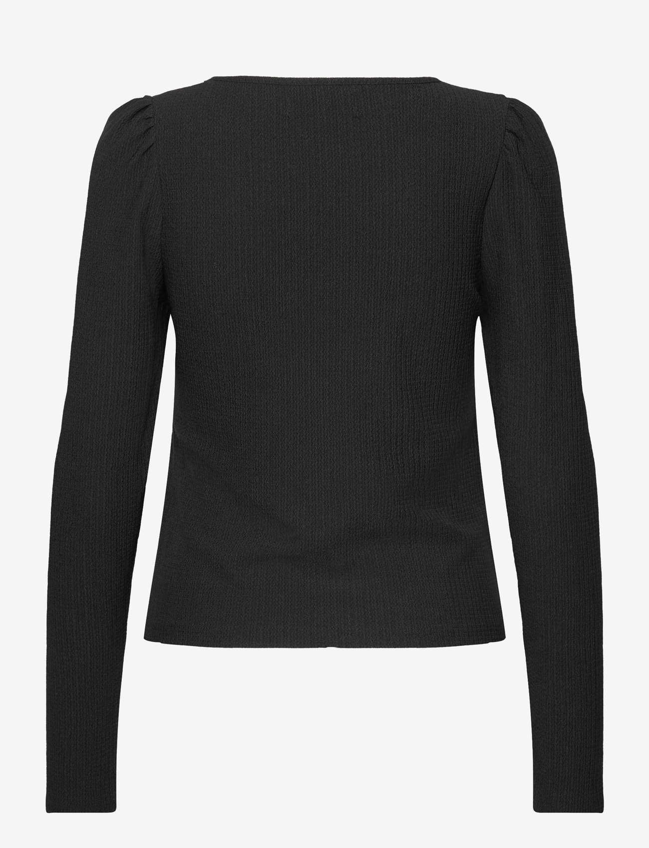 Lollys Laundry - TolucaLL Blouse LS - langærmede bluser - 99 black - 2