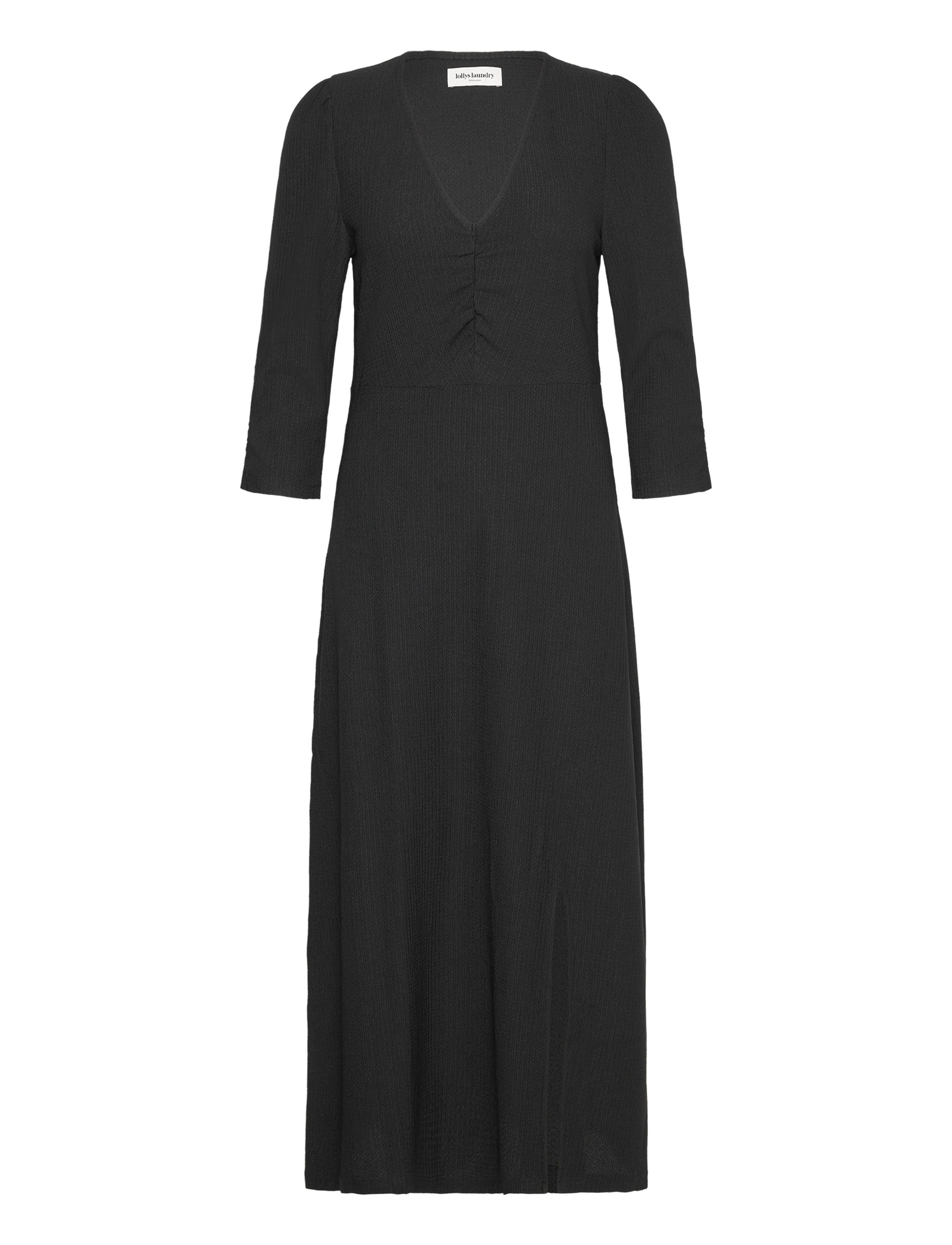 Lollys Laundry HavanaLL Midi Dress SS - Tøj - 99 BLACK / black