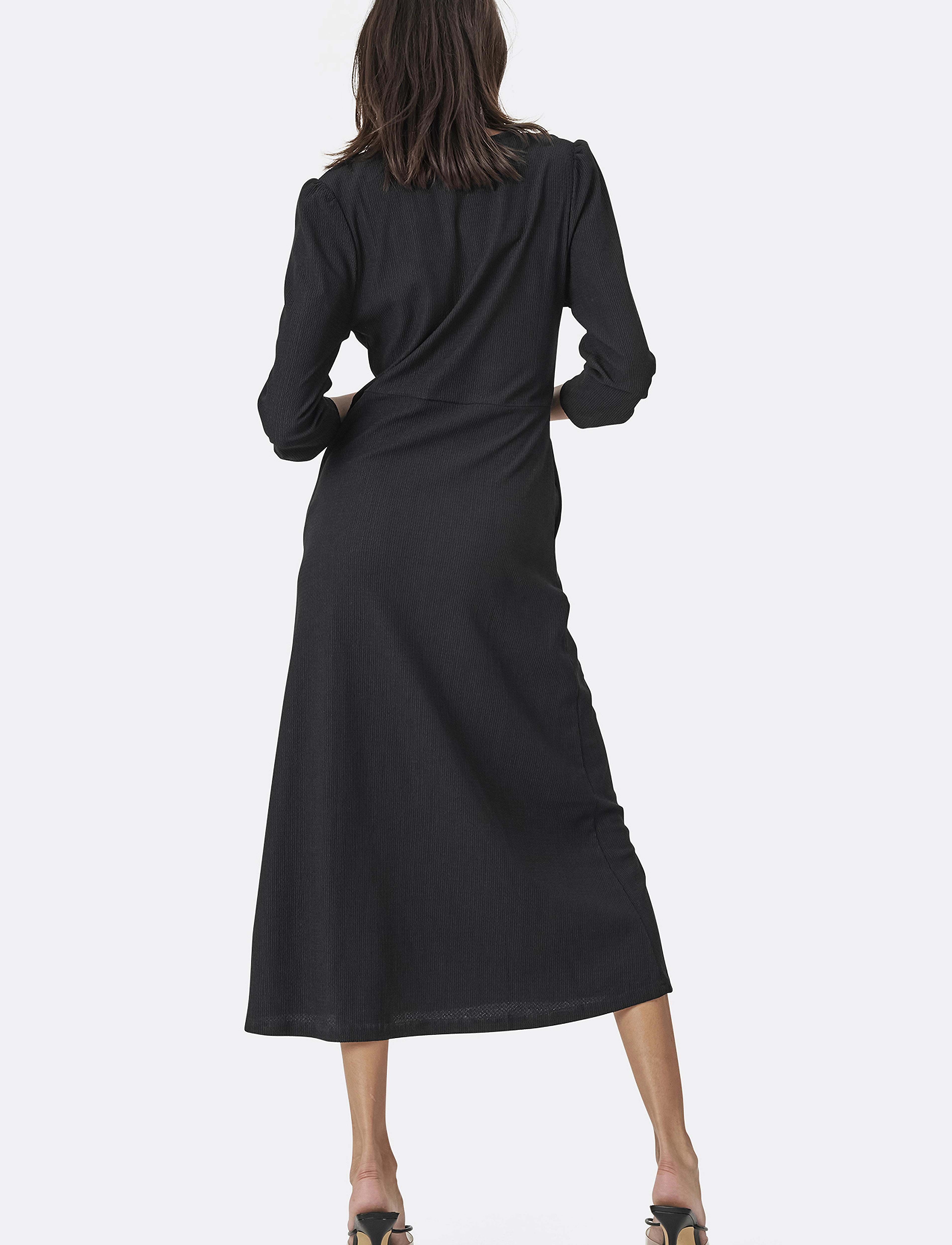 Lollys Laundry - HavanaLL Midi Dress SS - midi kjoler - 99 black - 4