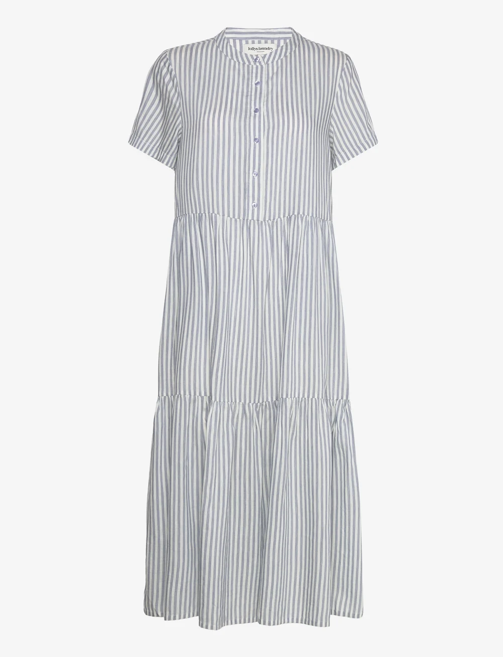Lollys Laundry - FieLL Midi Dress SS - sommerkleider - stripe - 0