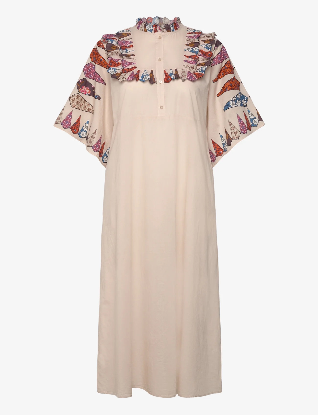 Lollys Laundry - PeytonLL Midi Dress 3/4 - summer dresses - sand - 0