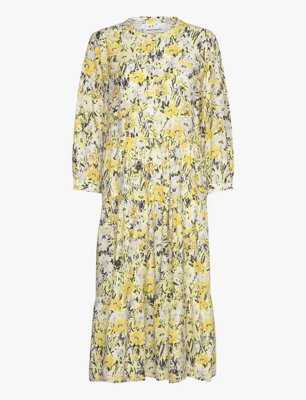 Lollys Laundry - OliviaLL Midi Dress 3/4 - vasarinės suknelės - flower print - 0