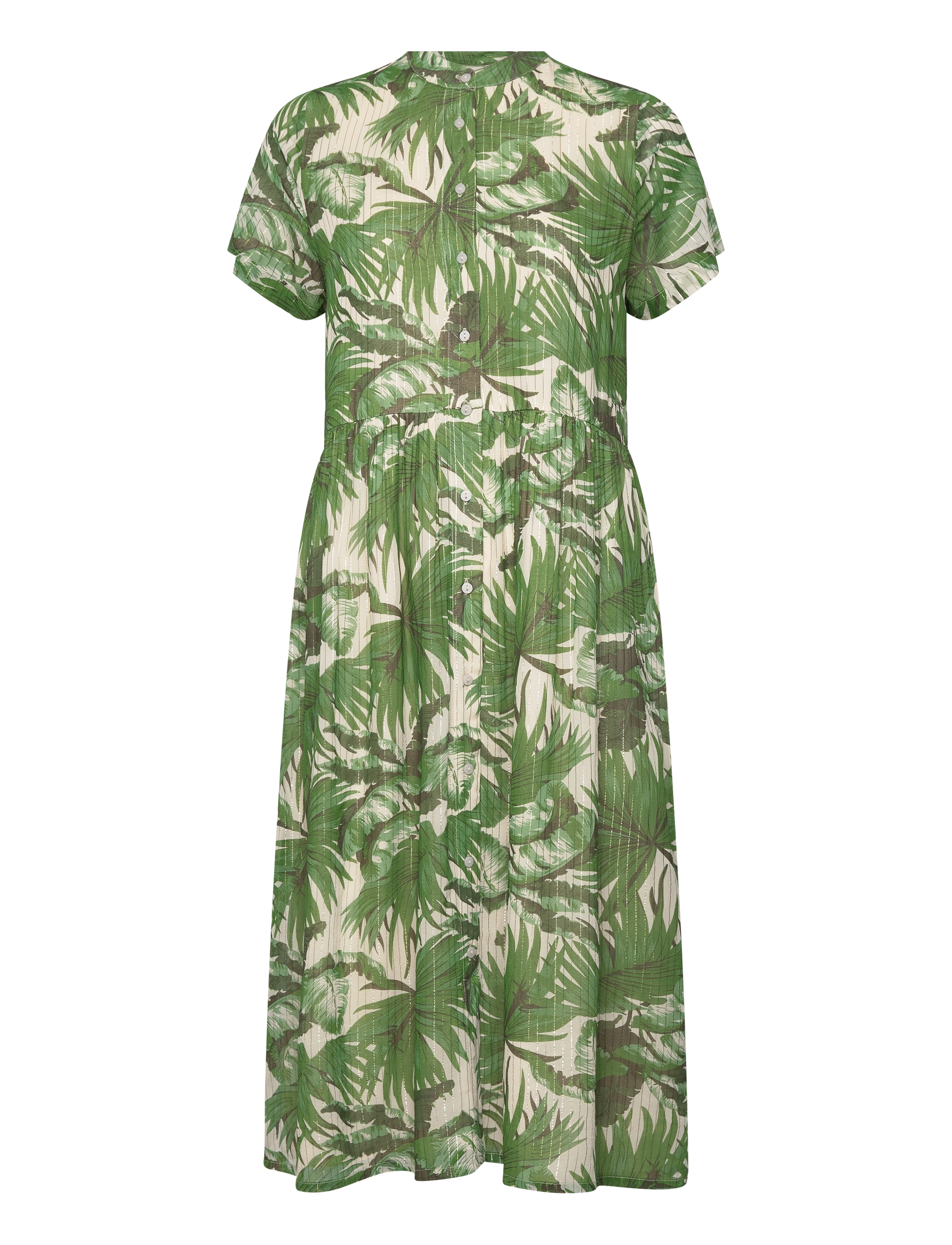 LOLLYS LAUNDRY Aliyall Midi Kleid Ss Grün - XS - Damen