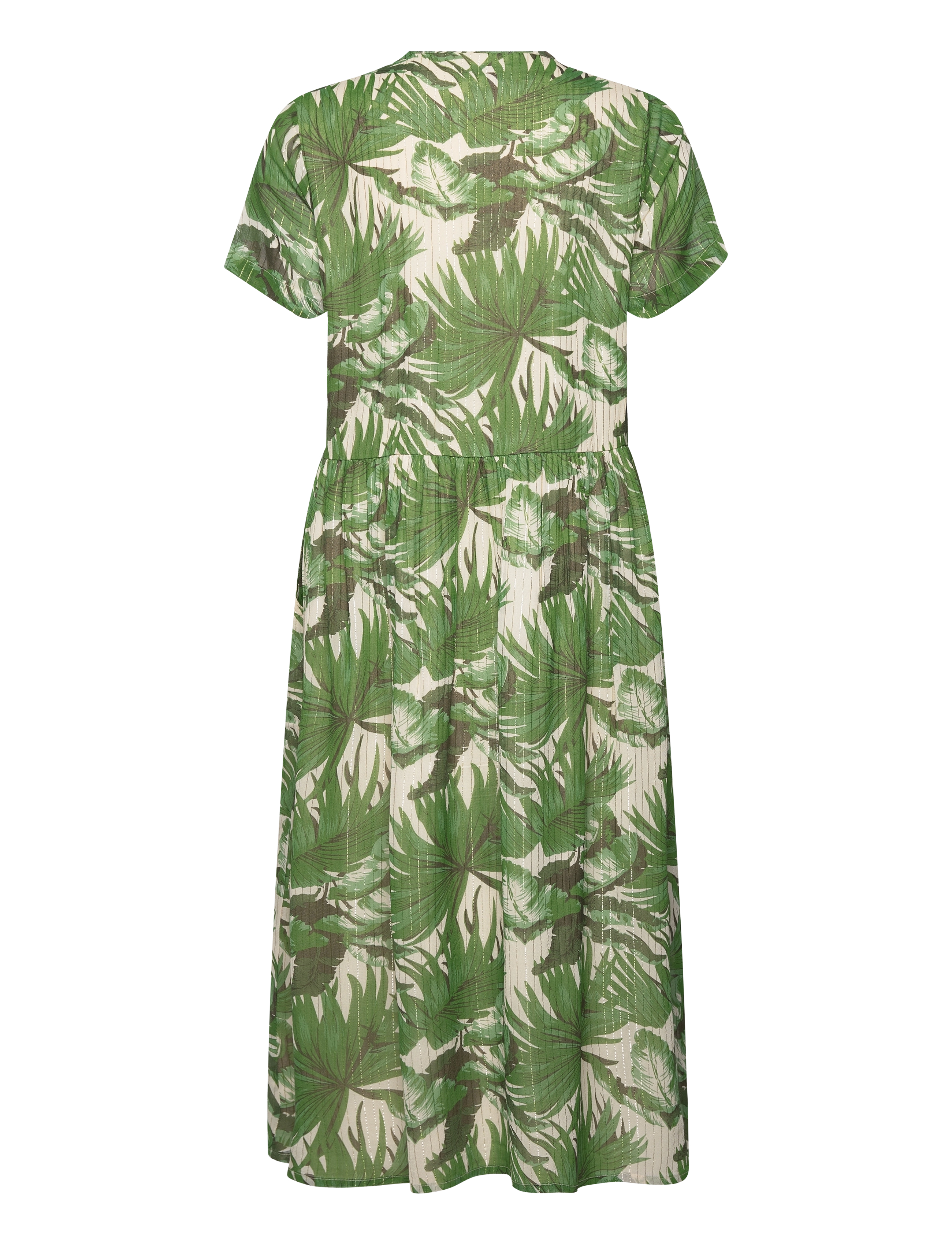 Lollys Laundry - AliyaLL Midi Dress SS - sommerkjoler - green - 1