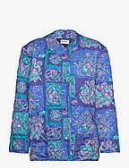 LilyLL Quilted Jacket LS - BLUE