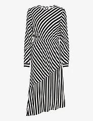 Lollys Laundry - RigaLL Midi Dress LS - midi dresses - stripe - 0