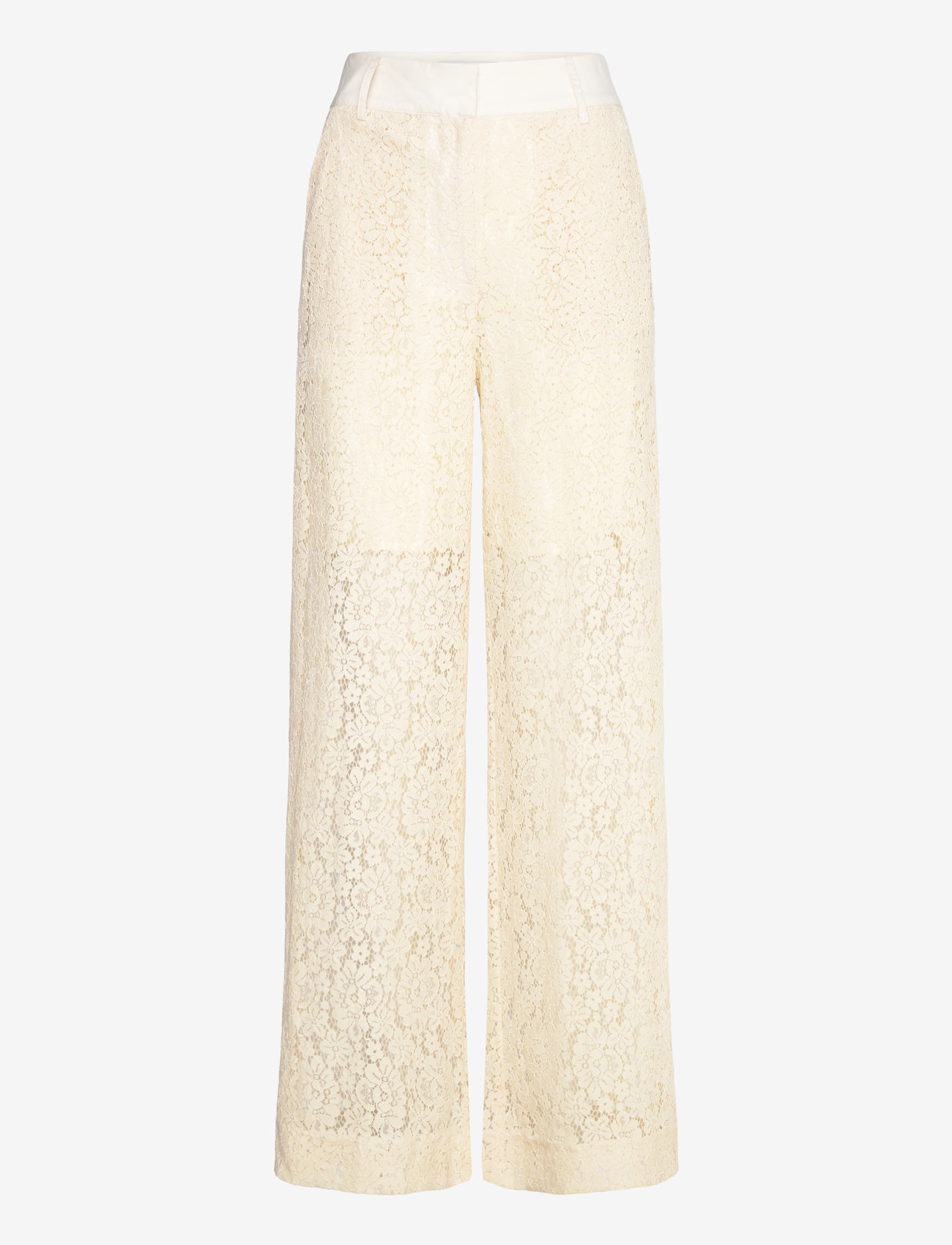 Lollys Laundry - SheilaLL Pants - bukser med brede ben - creme - 0