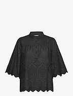 LouiseLL Blouse SS - WASHED BLACK