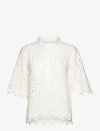 LouiseLL Blouse SS - WHITE