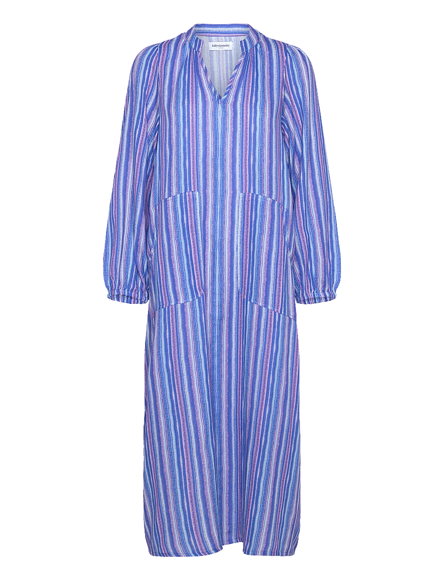 Lollys Laundry - ParisLL Midi Dress LS - multi - 2