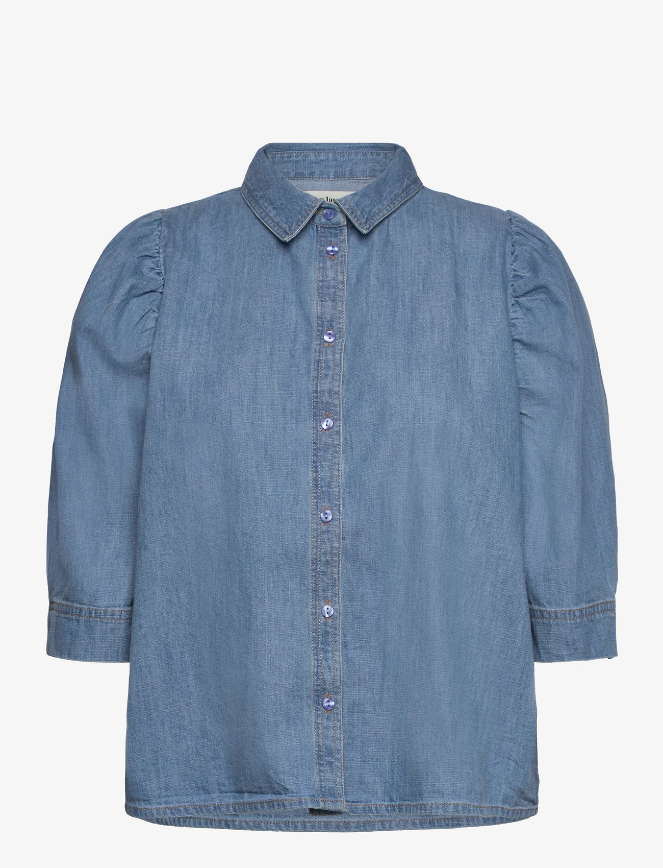Lollys Laundry - BonoLL Shirt SS - chemises en jeans - light blue - 0