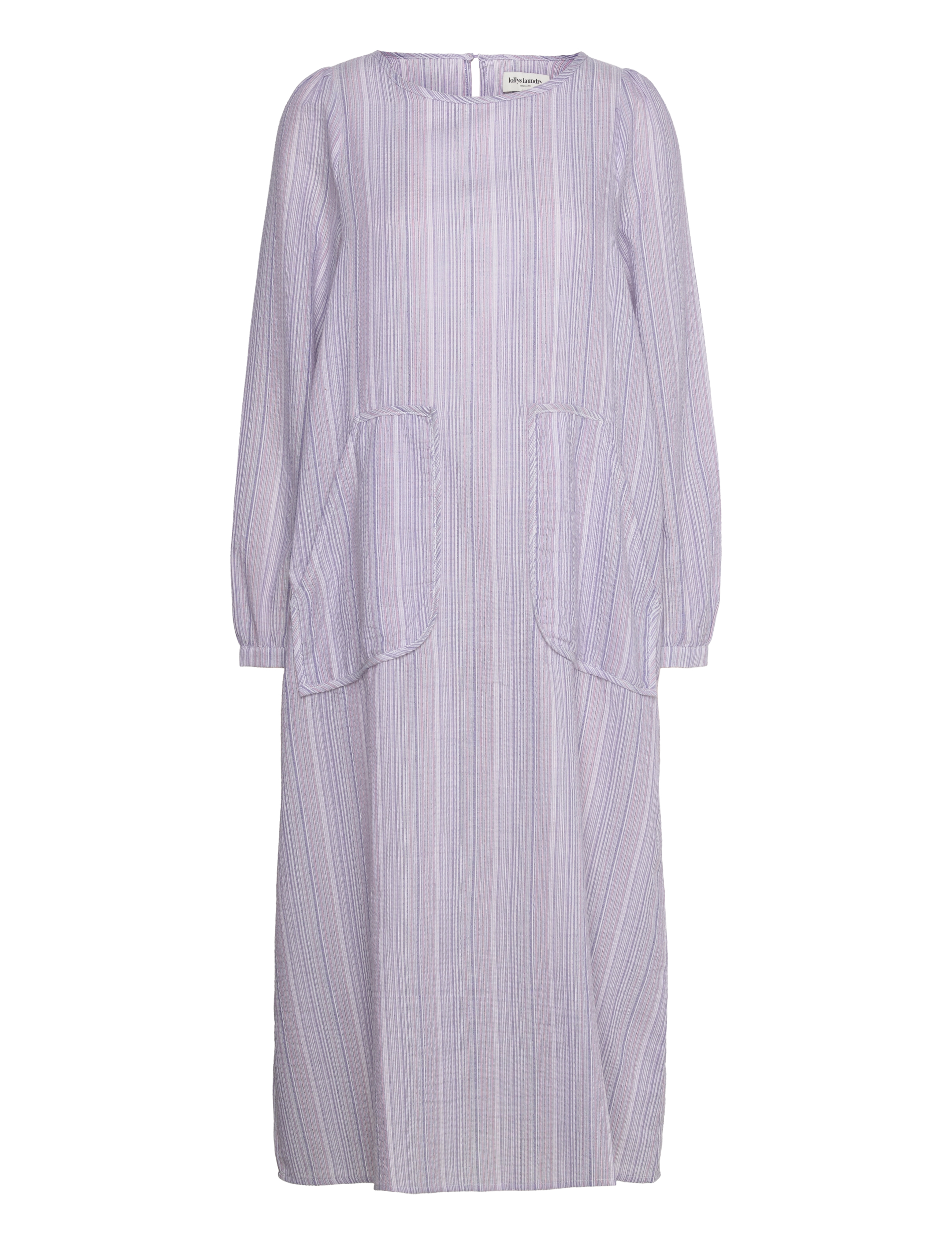 Lollys Laundry LucasLL Midi Dress LS - Kjoler - STRIPE / purple