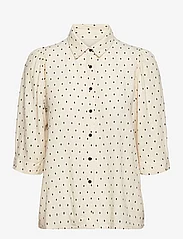 Lollys Laundry - BonoLL Shirt SS - kortärmade blusar - creme - 0