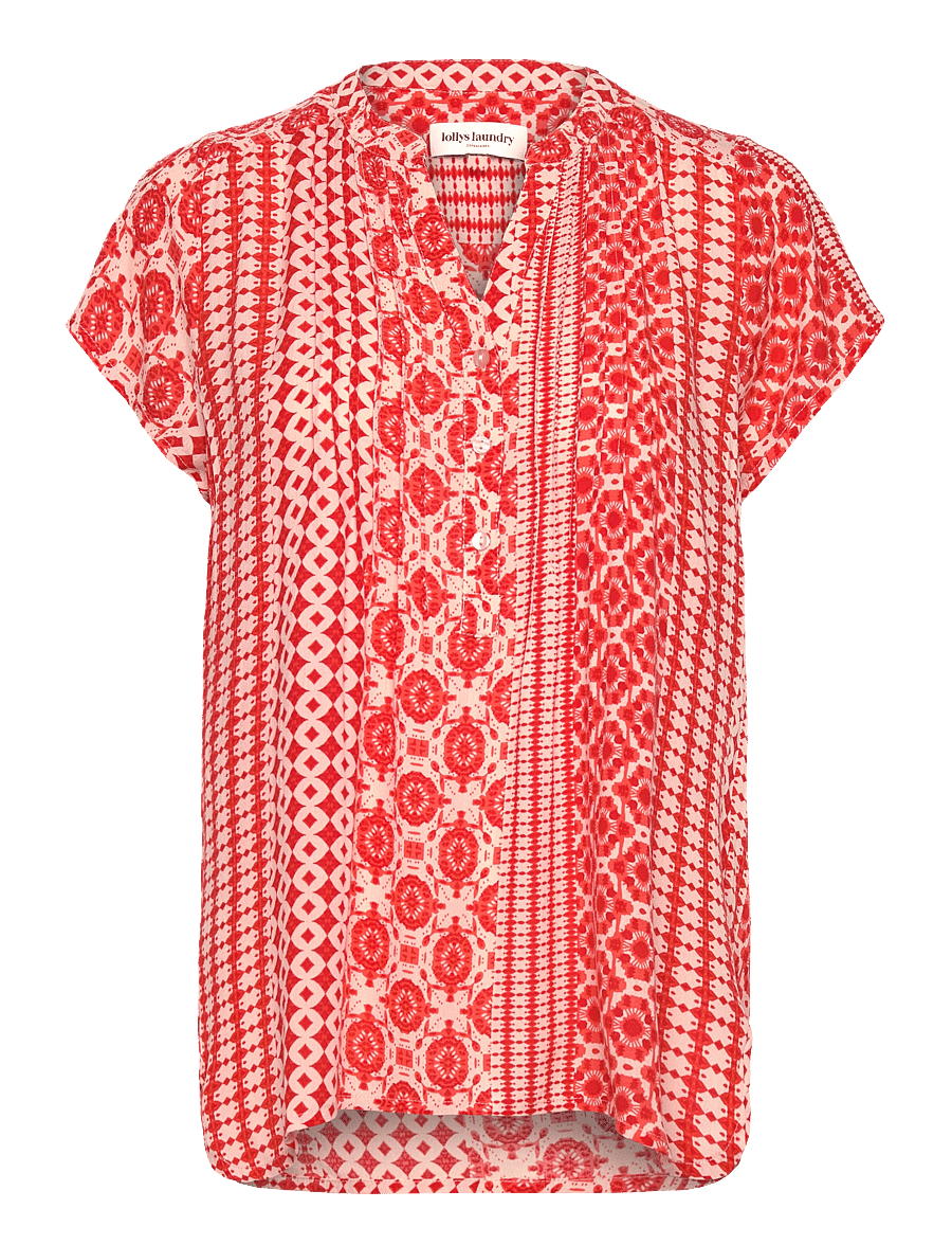 Lollys Laundry - HeatherLL Top SS - t-paidat - red - 0