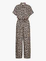 Lollys Laundry - MathildeLL Jumpsuit SS - nordisk style - leopard print - 0