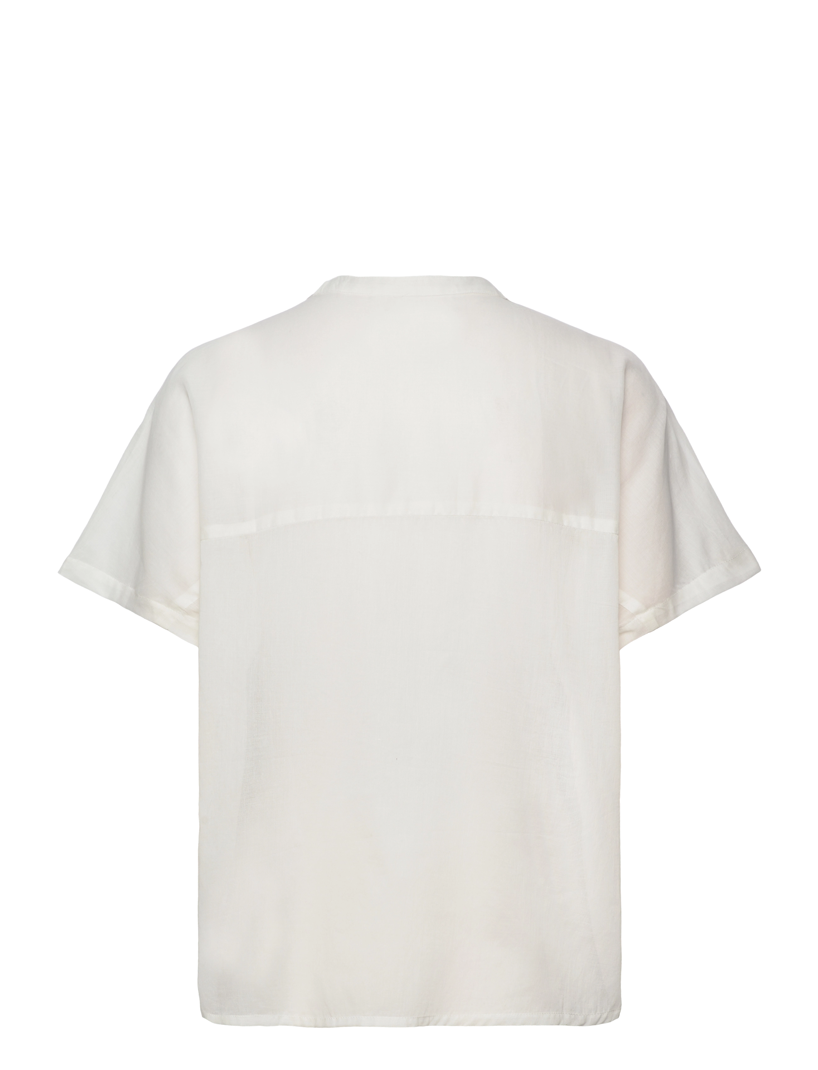 Lollys Laundry - MyaLL Shirt SS - lühikeste varrukatega särgid - creme - 1