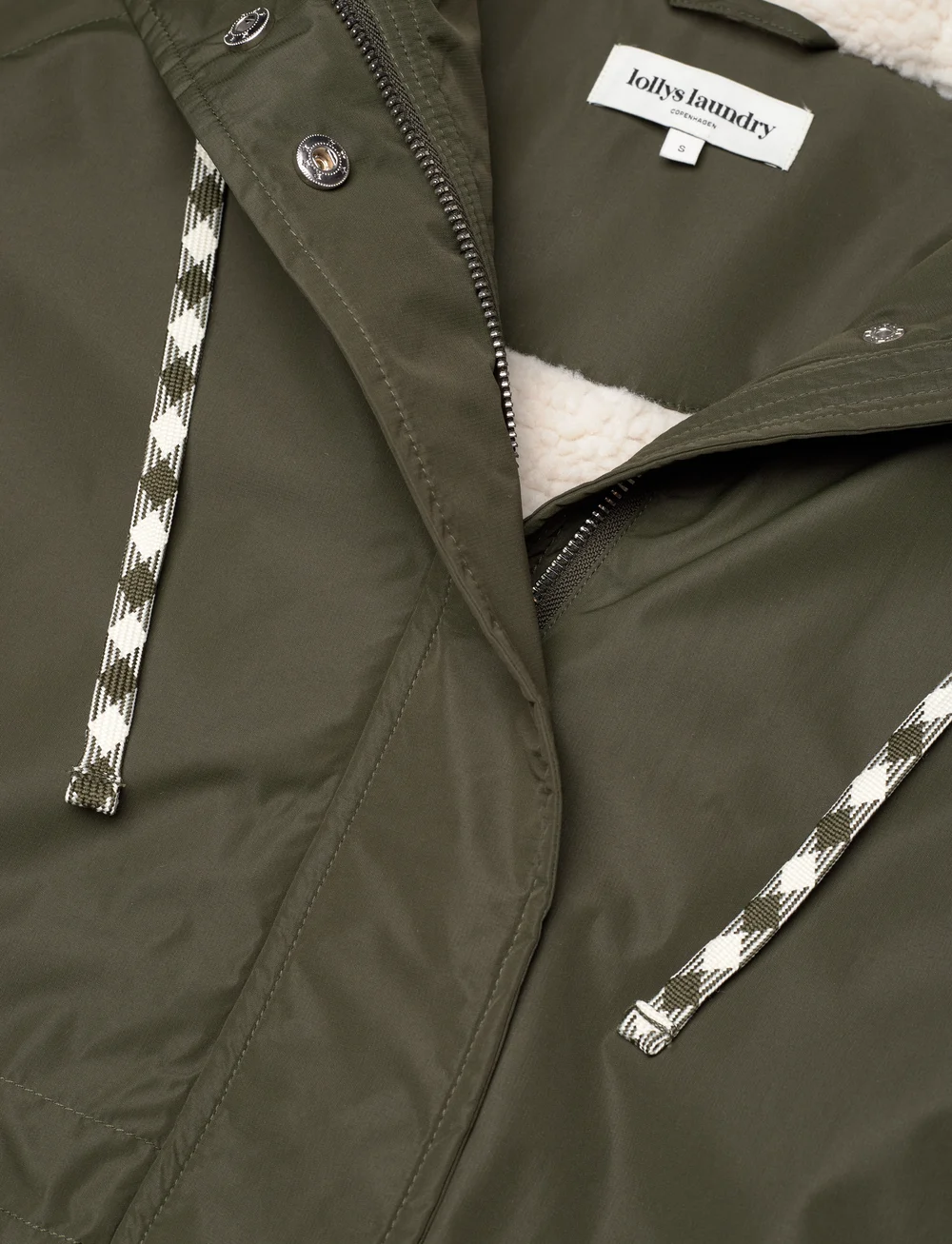 Lollys Laundry - SheaLL Coat Long - parkas - dark green - 2