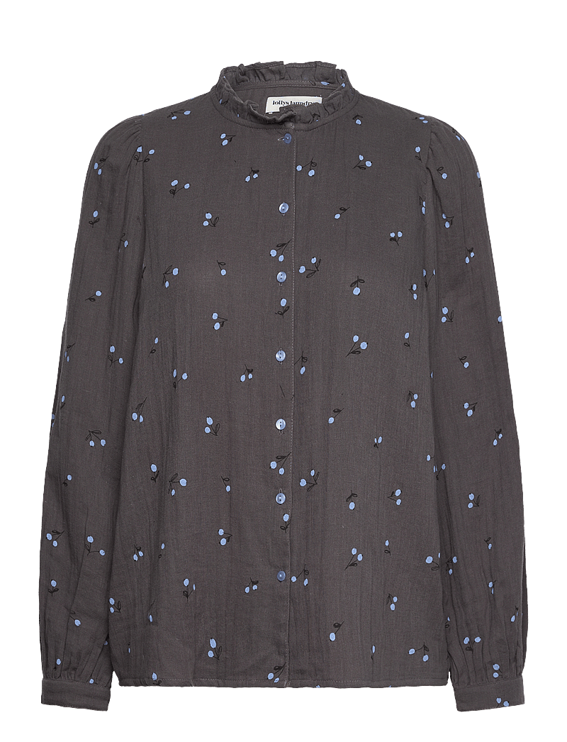 Lollys Laundry - RiverLL Shirt LS - pikkade varrukatega särgid - grey - 0