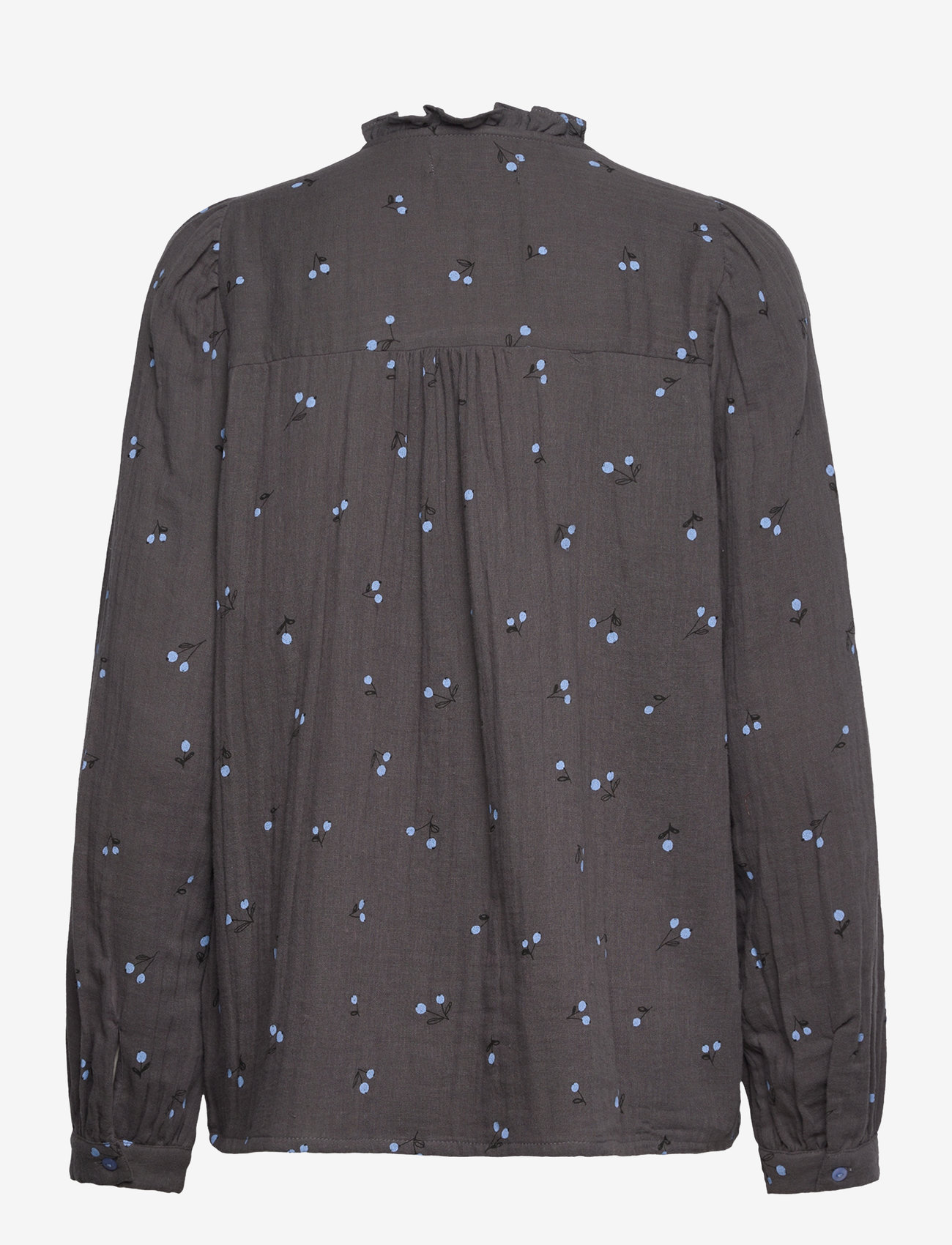 Lollys Laundry - RiverLL Shirt LS - pikkade varrukatega särgid - grey - 1