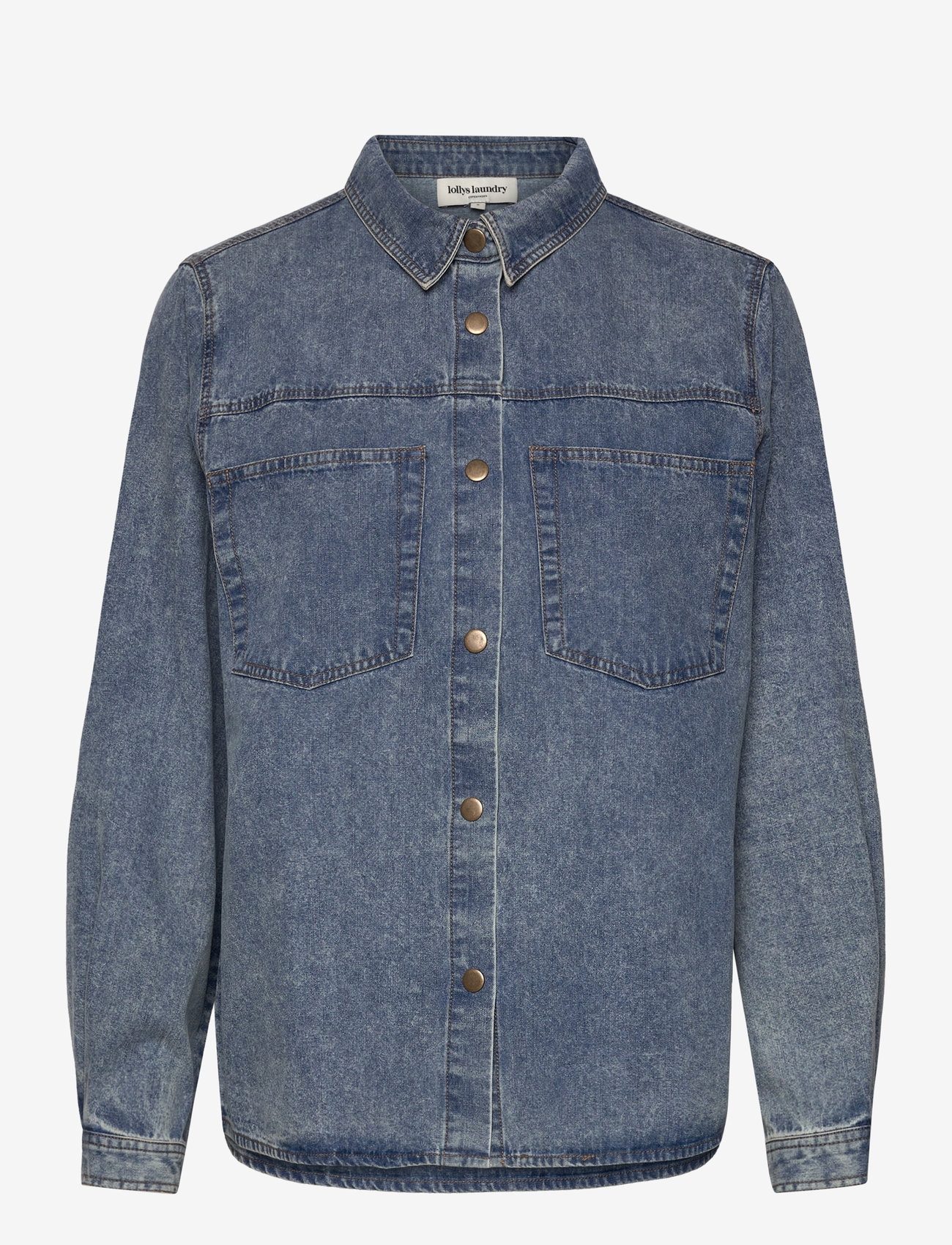 Lollys Laundry - MegLL Shirt LS - jeanshemden - light blue - 0